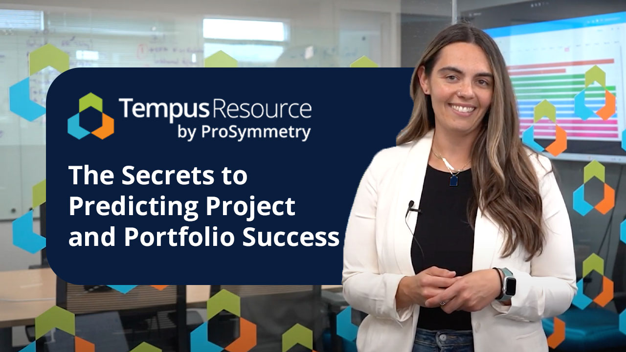 Secrets to Predicting Project and Portfolio Success graphic