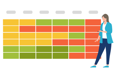 Illustration of heatmaps