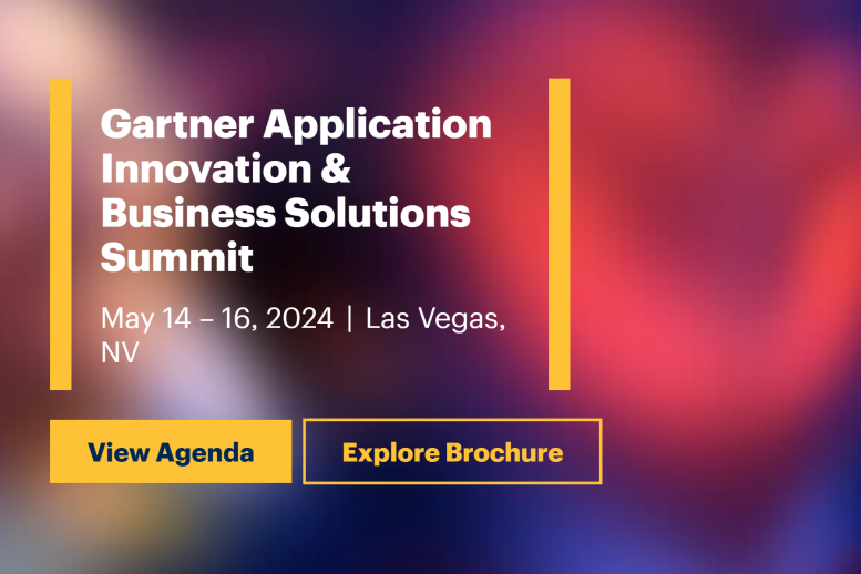 Gartner Application and Innovation summit