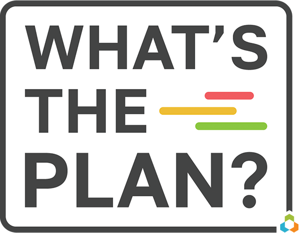 What's the Plan podcast logo